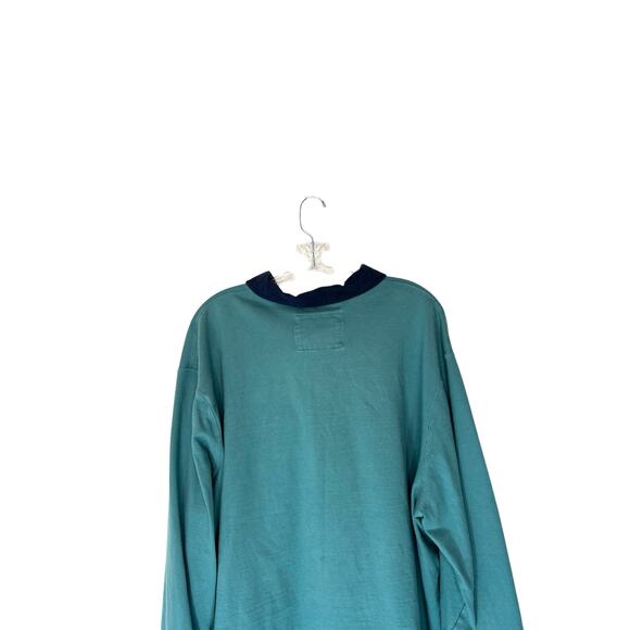 L.L. Bean Men's Green Casual Traditional Fit Long Sleeve Polo Shirt Size XXL - Picture 8 of 11